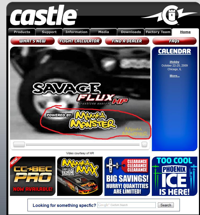 Entre no site da castle e veja isto...