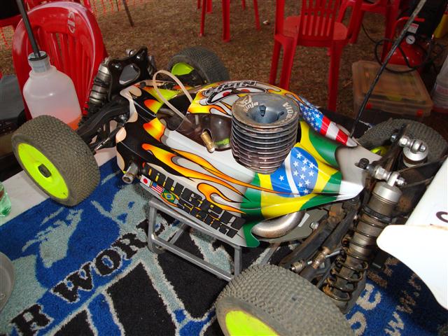 Carro do Kris Moore com bolha RS Arts.