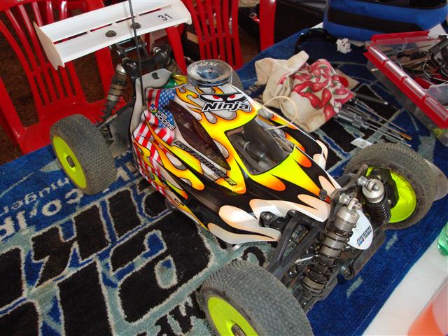 Carro do Kris Moore com bolha RS Arts.