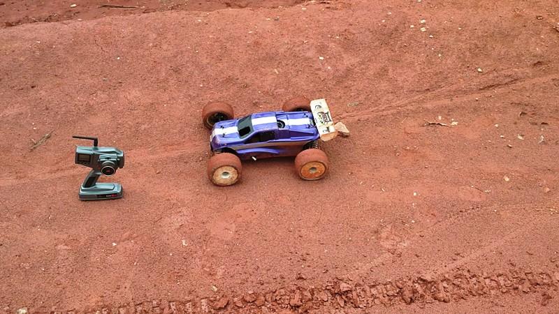 O estado que ficou o carro