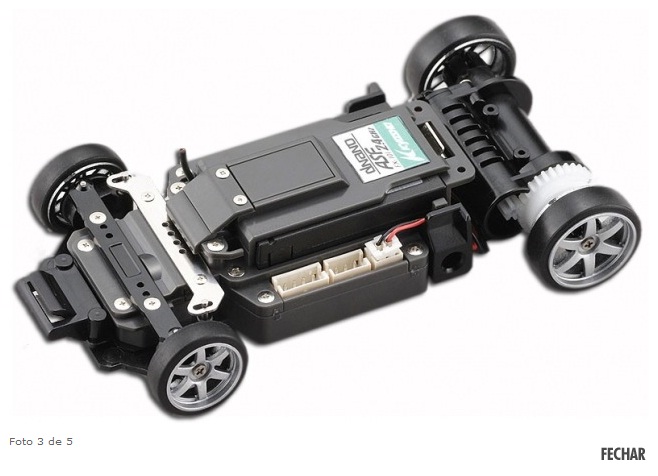 Automodelo Elétrico Série dNaNo Subaru Impreza Azul Escala 1/43 ARR - KYOSHO