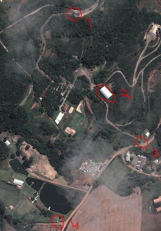 Mapa Localizando a Pista