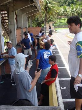Leandro ajudando a galera da RTR